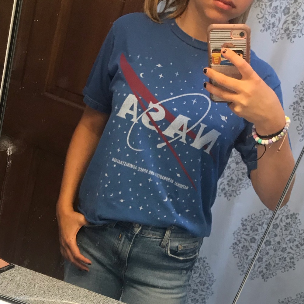 NASA Cropped T-Shirt